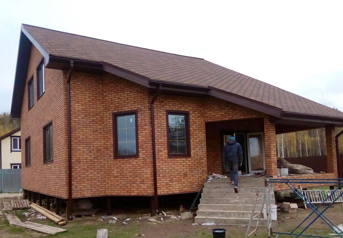 Burgund Glatt, Толщина 40 мм, Фасадные Термопанели Rufford